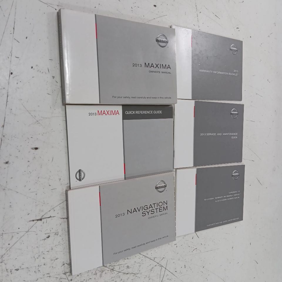 Does Not Apply Owners Manual Nissan Maxima 2014 2013 2012 2011 2010 2009