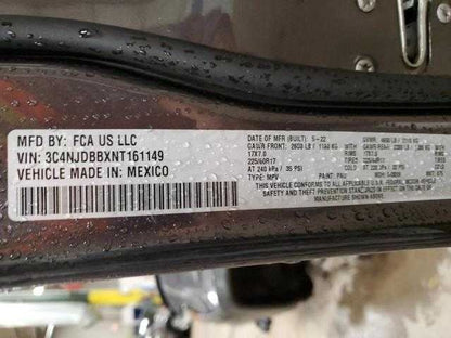 Jeep Compass Automatic Transmission Torque Converter  2018 2019 2020 2021 2022