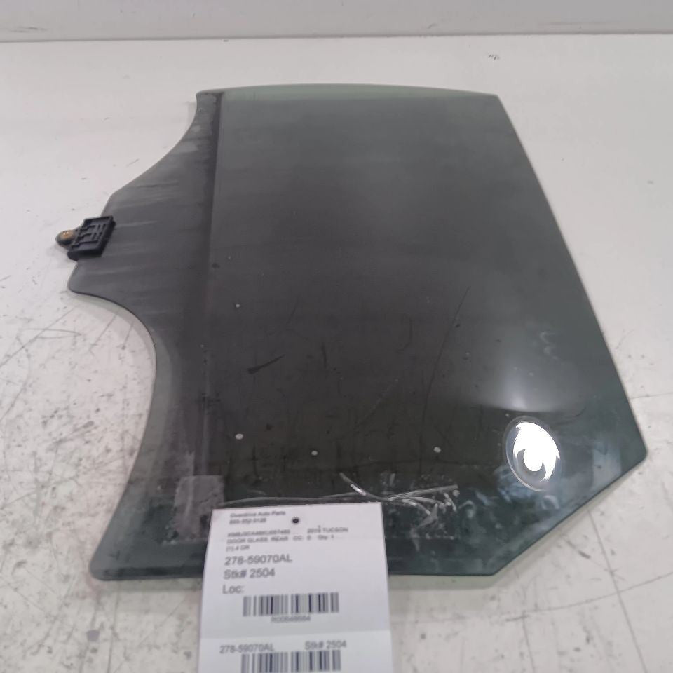 Left Rear Door Window Glass With Privacy Tint 16-21 Hyundai Tucson 